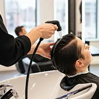 Hair Wash at Kings Barbers Burgess Hill