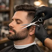 Scissor Cut at Kings Barbers Burgess Hill